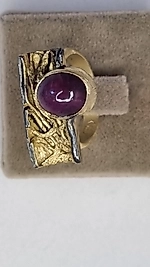 Örgü Taşlı Yüzük 001